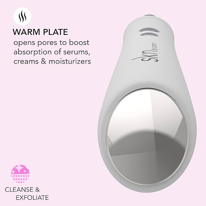 skn by conair Microdermabrasion Facial Tool, Pore Vacuum, Remove Dead Skin Cells and Dirt from Clogged Pores-VivaGrace Women