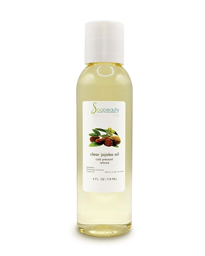 Soapeauty Clear Jojoba Oil | 100% Pure & Natural | Refined, Cold Pressed, Hexane Free | Moisturizing Oil for Skin, Face, Hair & Nails | 4 fl oz-VivaGrace Women