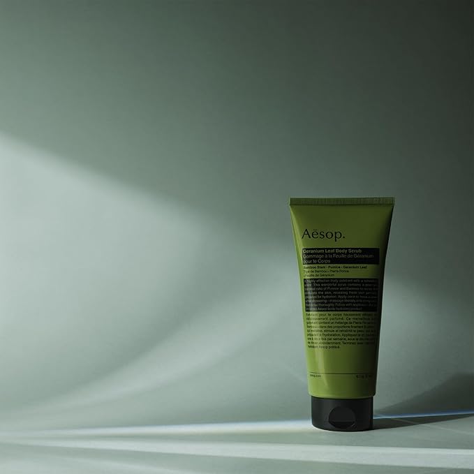 Aesop Geranium Leaf Exfoliating Body Scrub | Smooth, Soft, Hydrated Skin | 6.2 oz / 180mL-VivaGrace Women