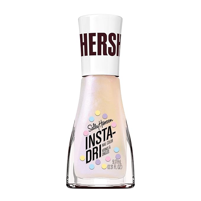 Sally Hansen Insta-Dri X Hershey's Cookies 'n' Creme Eggs, Cotton Tails, Quick Dry, Long Lasting, Streak-Free Shine, Nude Nail Polish, 0.31 fl oz.