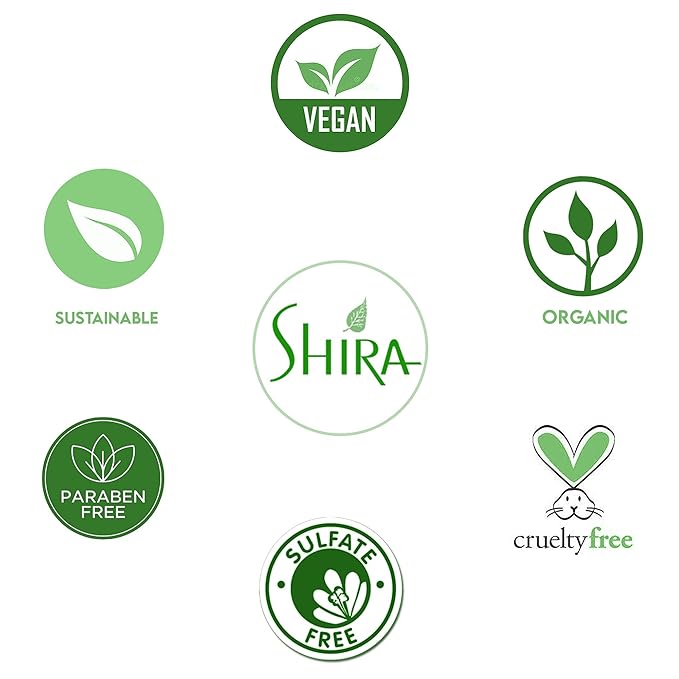 Shira Shir-Organic 4 pack for Normal to Dry Skin - Coconut Oatmeal Cleanser, Pomegranate Toner & Apricot Moisturizer & AHA Treatment Scrub-VivaGrace Women