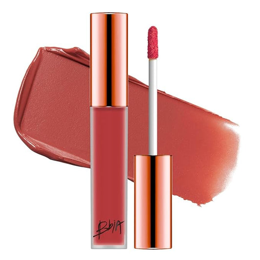 BBIA Last Velvet Lip Tint - Soft & Creamy Matte Finish Lip Stain, Blur Effect with Velvety Texture, Long-Lasting, High Pigment, Lightweight, Non-Drying, Korean Lip Makeup (20 MORE MATURE)-VivaGrace Women