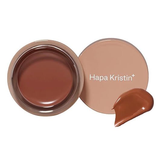 Gleam Glow Lip and Cheek Tint, Hydrating Korean Cream Blush with Long-Lasting Wear, Buildable with Radiant Finish, Rum Caramel 501, 0.15 oz