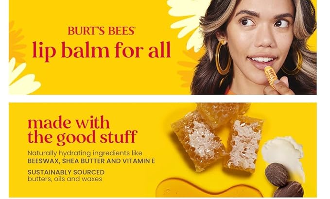 BURTS BEES STRAWBERRY LEMONADE LIP BALM 2 (0.15) TUBES-VivaGrace Women