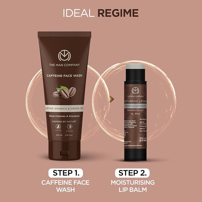 The Man Company Nourishing Lip Balm with Vitamin E, Almond & Olive Oil | Soft, Supple, Moisturizes | Free from Dry/Chapped Lips - 4gm-VivaGrace Women