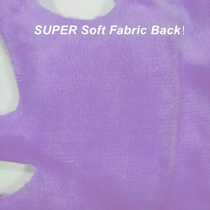 Ice Pack Face Eye Mask for Dark Circles and Puffiness,Gel Cold Cooling Face Mask for Migraines, Headache, Stress and Relaxation (Purple)-VivaGrace Women