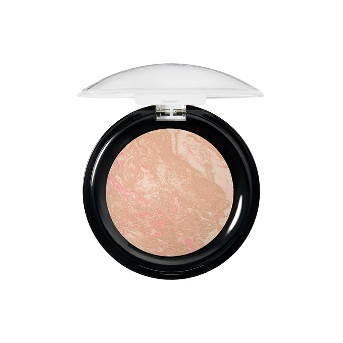 LAURA GELLER NEW YORK Award-Winning Baked Balance-n-Brighten To Go Travel Size Color Correcting Powder Foundation - Porcelain - Buildable Light to Medium Coverage - Demi-Matte Natural-VivaGrace Women