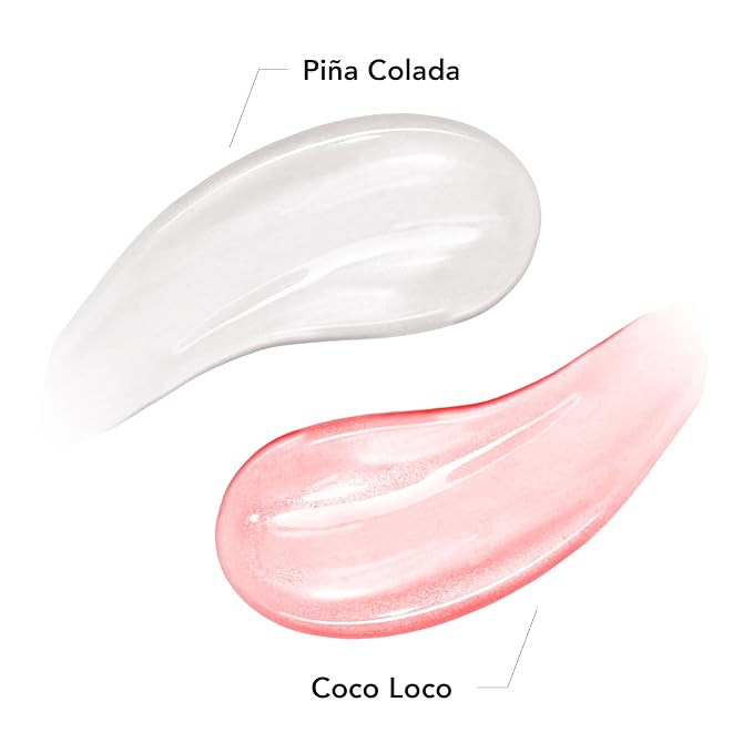 Coconut Lip Oil | Clear Transparent Lip Treatment with Coconut Oil | Moisturizing Lip Oil | Vegan & Cruelty Free Lip Oil | 99% Natural Lip Oil | Piña Colada 5 ml (Transparent)-VivaGrace Women