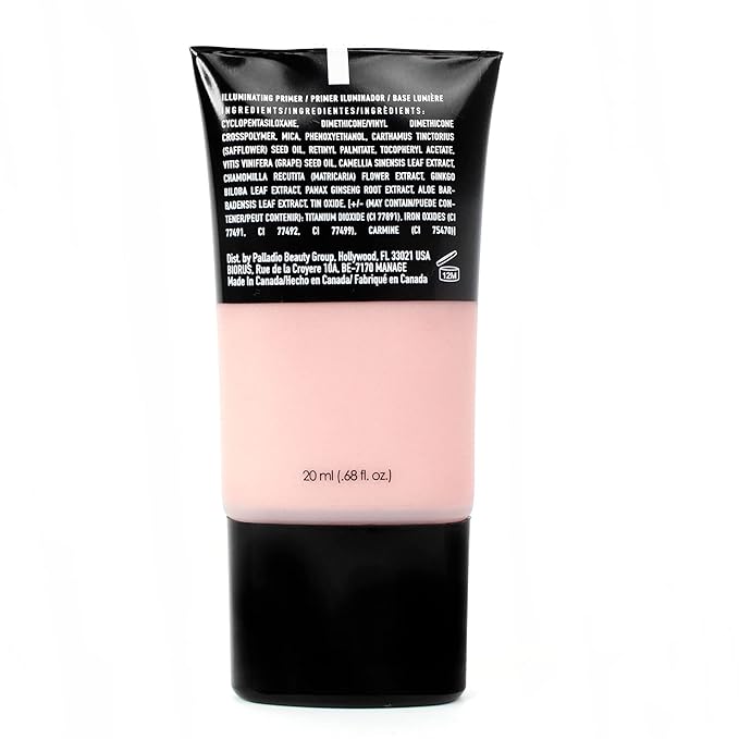 Palladio I'm Glowing Illuminating Primer, Pearly Pink Makeup Primer for Face, Contains Aloe Vera, Grape Seed Oil, Green Tea, Brightens Complexion, Combats Wrinkles, Fine Lines & Pores-VivaGrace Women
