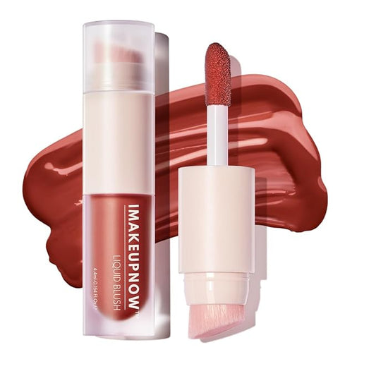 Liquid Cream Blush Stick Makeup for Cheeks | Build-in Brush - Application & Blending in One #L003-VivaGrace Women