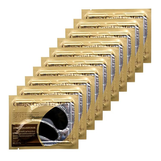 Under Eye Patches - 30 Pairs Collagen Eye Mask Eye Patches for Puffy Eyes and Dark Circles, Gel Under Eye Mask, Black-VivaGrace Women