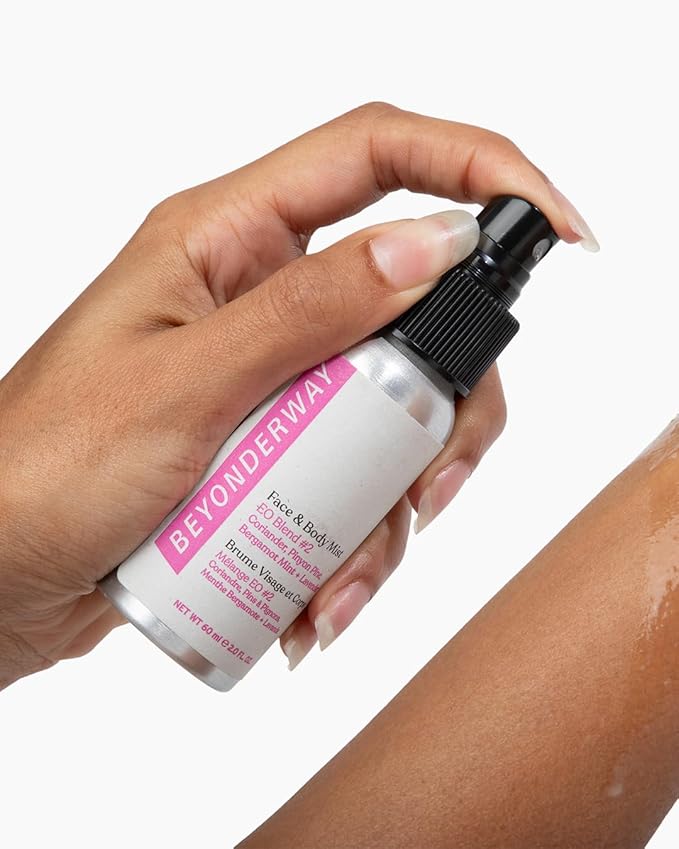 Multi-Use Mist 60ML - Signature Essential Oil Blend No. 2 with Bergamot Mint, Coriander, Lavender & Pinyon Pine - Infused with Aloe Vera Leaf Juice, Hydrates & Balances Skin-VivaGrace Women