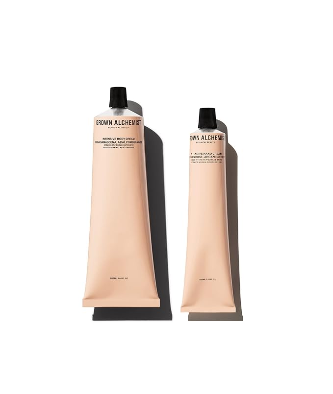 Grown Alchemist Hand and Body Intensive Kit. Intensive Hand Cream and Intensive Body Cream Duo Kit for Dry Skin Types.-VivaGrace Women