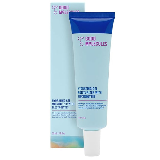 Good Molecules Hydrating Gel Moisturizer - Oil Free Face Moisturizer for Oily Skin With Ultra Hydrating Electrolytes to Rejuvenate, Skin Care for Face-VivaGrace Women