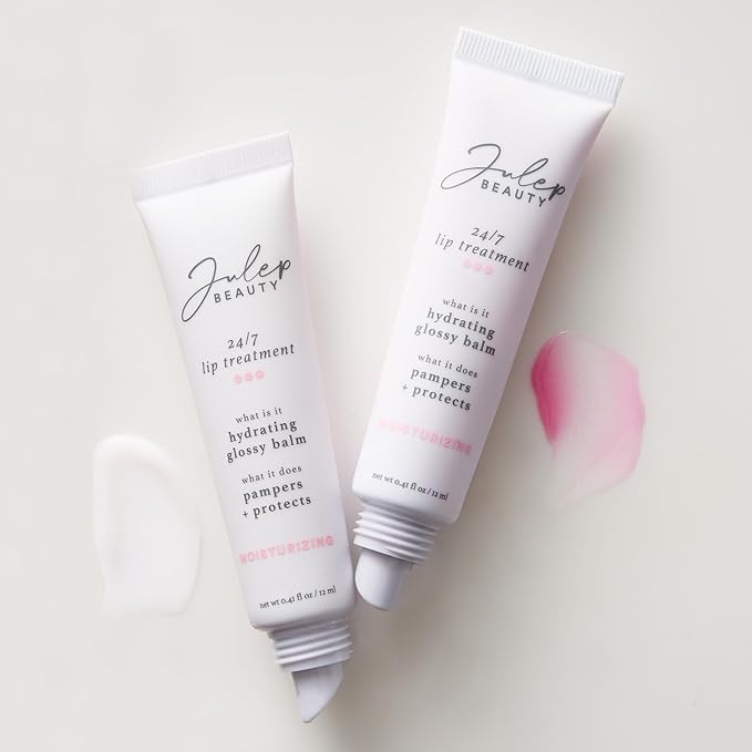 Julep 24/7 Lip Treatment – Hydrating & Glossy Lip Balm and Lip Sleeping Mask with Shea Butter – Moisturize, Protect & Soothe – Vegan & Cruelty-Free - Clear-VivaGrace Women