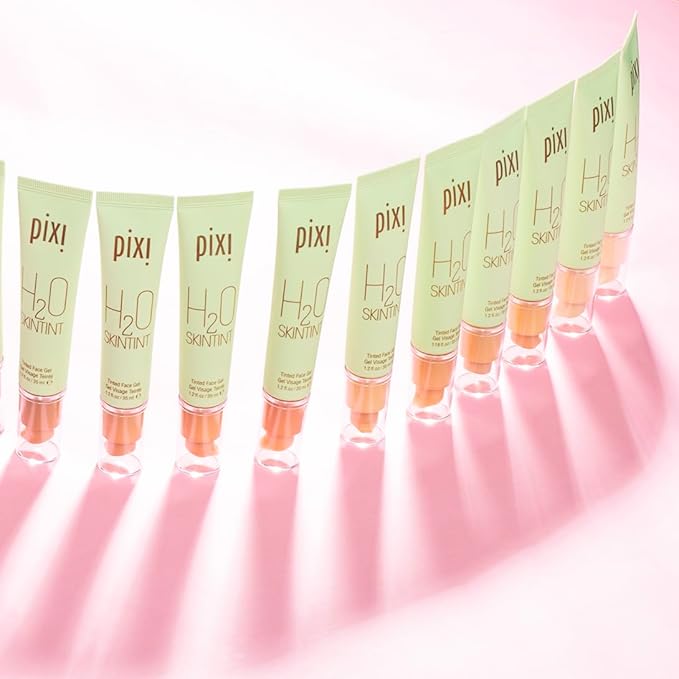 Pixi Beauty H2O SkinTint Tinted Face Gel, 1.2 fl oz / 35 ml, Mocha-VivaGrace Women