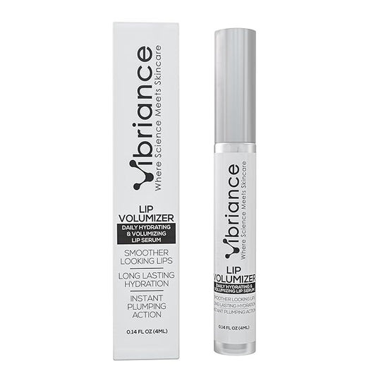 Vibriance Hydrating Lip Volumizer - Plumping Lip Gloss with Hyaluronic Acid - Lip Plumper Smooths Lines and Wrinkles | 0.14 fl oz (4 ml)-VivaGrace Women