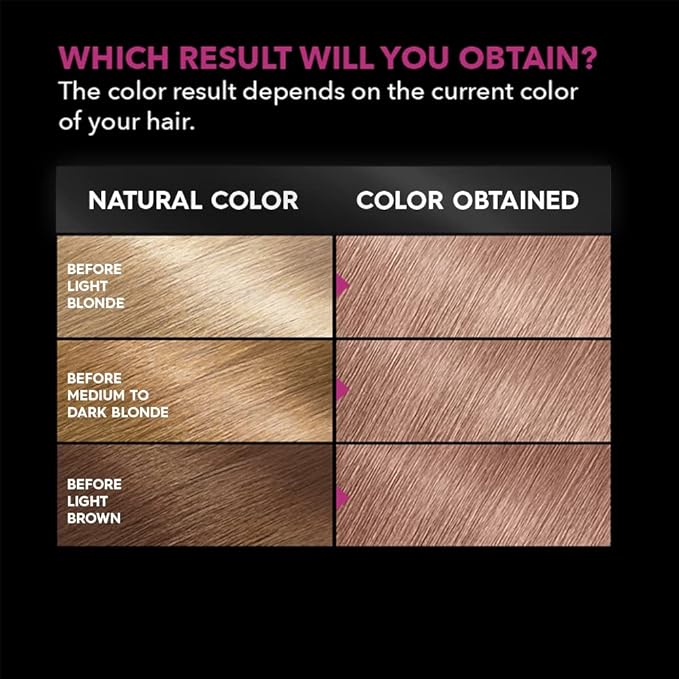 Garnier Hair Color Olia Ammonia-Free Brilliant Color Oil-Rich Permanent Hair Dye, 8.22 Medium Rose Gold, 2 Count (Packaging May Vary) (Pack of 2)-VivaGrace Women