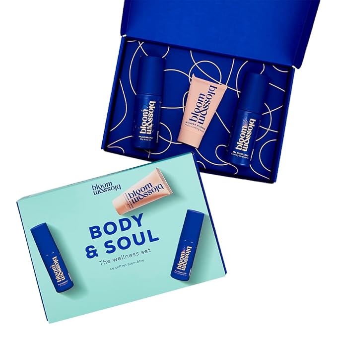 Bloom and Blossom Body and Soul The Wellness Set with Pyjamarama 1.6 Fl Oz, All Night Long 1.3 Fl Oz and Wonder Worker 0.84 Fl Oz-VivaGrace Women