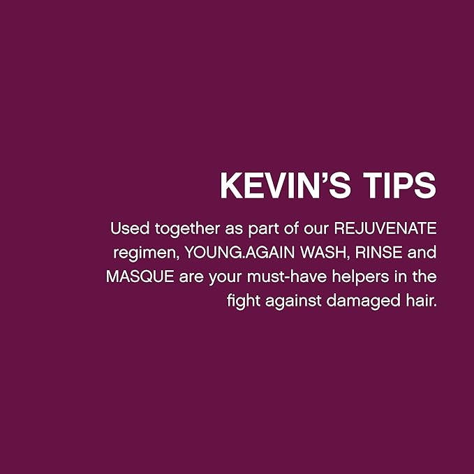 KEVIN.MURPHY YOUNG.AGAIN.WASH - Moisturising Shampoo - For Dry, Damaged & Brittle Hair - Hair Repair & Hydration - Amino Acids & Lotus Flower Extract - Sulphate & Paraben Free - 1 L / 33.8 fl oz-VivaGrace Women