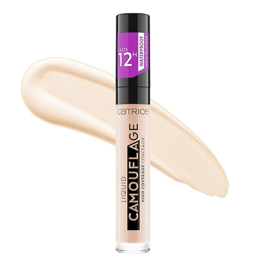 Catrice | Liquid Camouflage High Coverage Concealer | Ultra Long Lasting Concealer | Oil & Paraben Free | Cruelty Free (005 | Light Natural)-VivaGrace Women