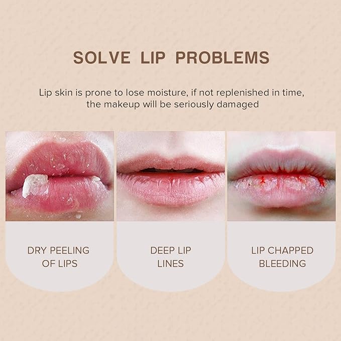 Hydrating Oil, 2pcs Roll On Hydrating Lip Gloss, 5ml Moisturizing Lip Balm Cocoa Bean Milk Lip Oil Hydrating Nourishing Day Night Repair-VivaGrace Women