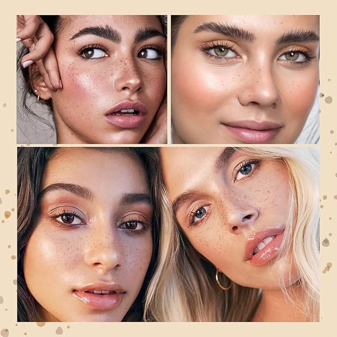 Freckle Pen Faux Freckle Pen Colour Pop Freckle Pen Supernaturally Realistic Freckles Makeup Brush Fantastic Freckles Pen Long-lasting Waterproof Soft-point Absorbent Pen For a Natural and Easy Makeup Look (dark brown)-VivaGrace Women