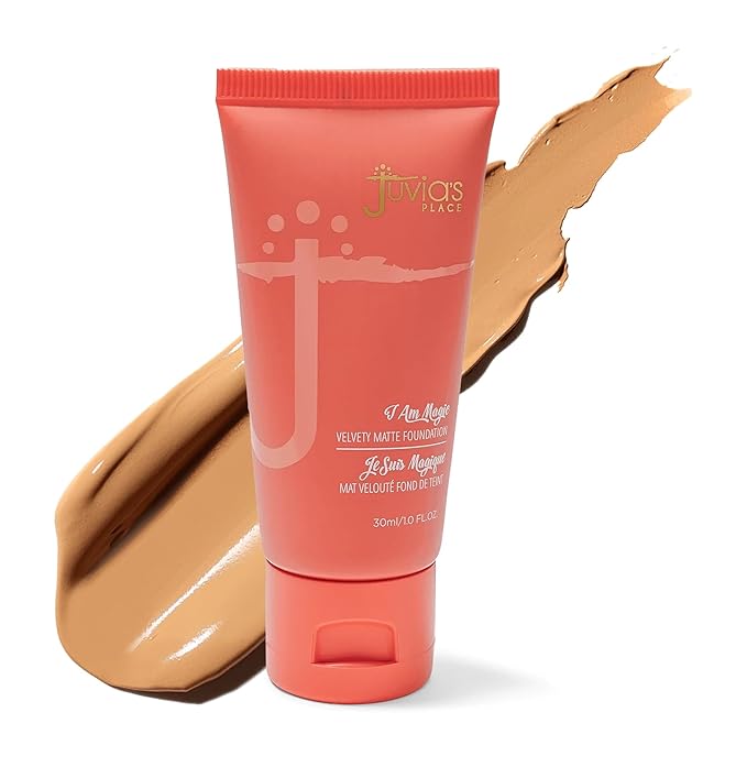 Juvia's Place I Am Magic Velvety Matte Liquid Foundation 400 - Ethiopia - Tan w/Neutral, Warm Undertone, Makeup Foundation Full Coverage, Lightweight, Long Wear, Velvety Matte Finish-VivaGrace Women