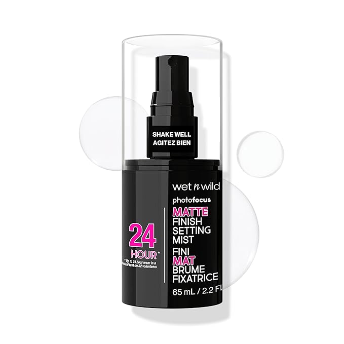 Wet n Wild Photo Focus Matte Finish Setting Mist, Matte - clear-VivaGrace Women