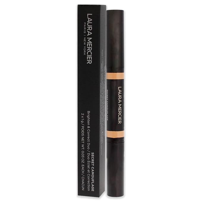 Laura Mercier Secret Camouflage Concealer Duo Stick - 2W Light with Warm Undertones Women 2 x 0.3 oz-VivaGrace Women