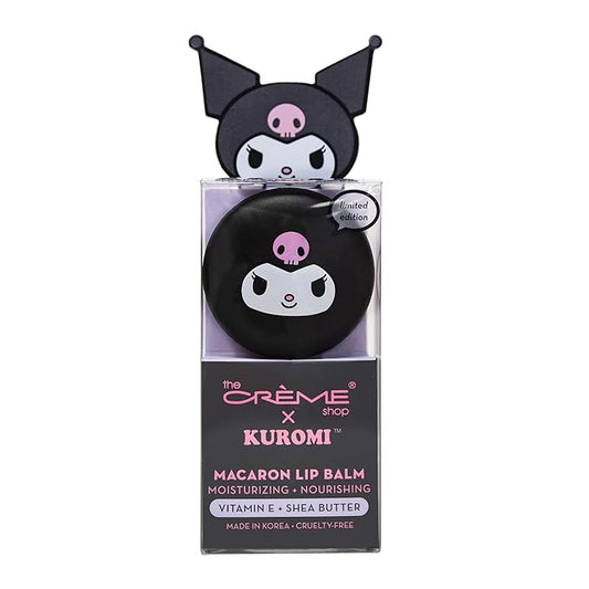 The Crème Shop x Kuromi Macaron Lip Balm - Raspberry Cream Puff-VivaGrace Women