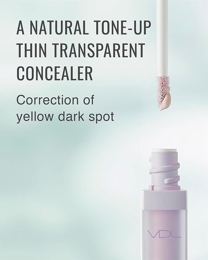 VDL Expert Color Under-Eye Primer (Purple, 0.19 oz) - Color-Correcting Concealer for Dark Circles, Uneven Skin Tone. Hydrating, Smooth. Korean Makeup.-VivaGrace Women