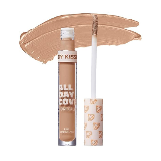 Ruby Kisses All Day Concealer Lightweight Full Coverage Multi-Use Concealer 0.13 Fl Oz (Rich Tan)-VivaGrace Women
