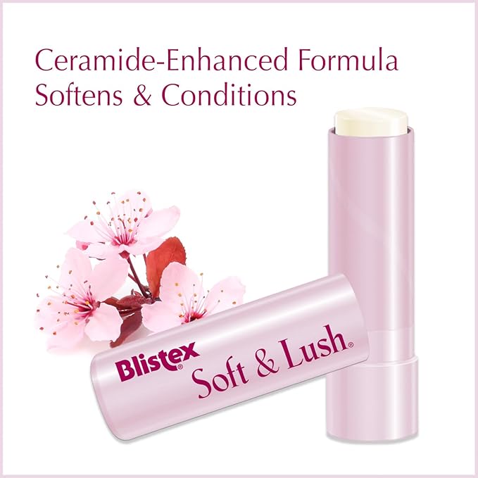 Blistex Soft & Lush Lip Protectant, 0.13 Ounce Tube – Softens & Conditions, Creamy Smooth Texture, Hydrating Lip Balm, Daily Lip Hydration,-VivaGrace Women