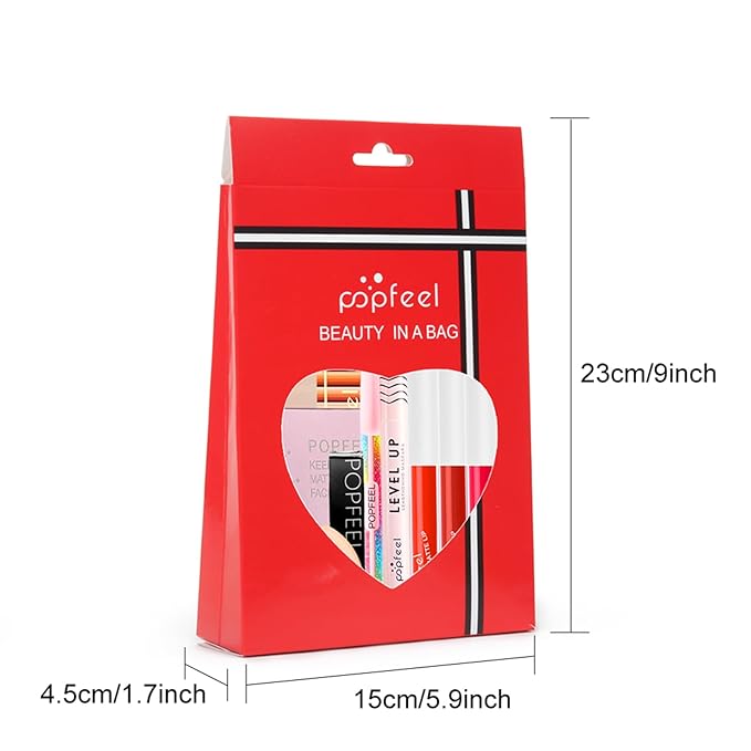 All in One Makeup Kit, Full Starter Essential Makeup Kit for Women Beginners Includes Eyeshadow Palette Lipgloss Mascara Eyeliner Eyebrow Pencil Concealer Powder Puff Set-VivaGrace Women