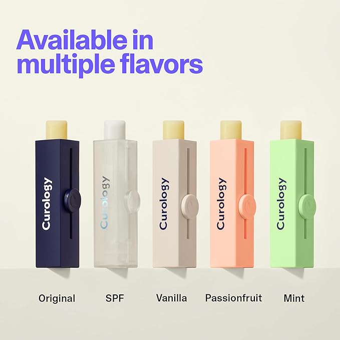 Curology Lip Balm Sunscreen SPF 30, Broad Spectrum Sun Care, Nourishing Hydration for Dry Chapped Lips, Fragrance Free-VivaGrace Women