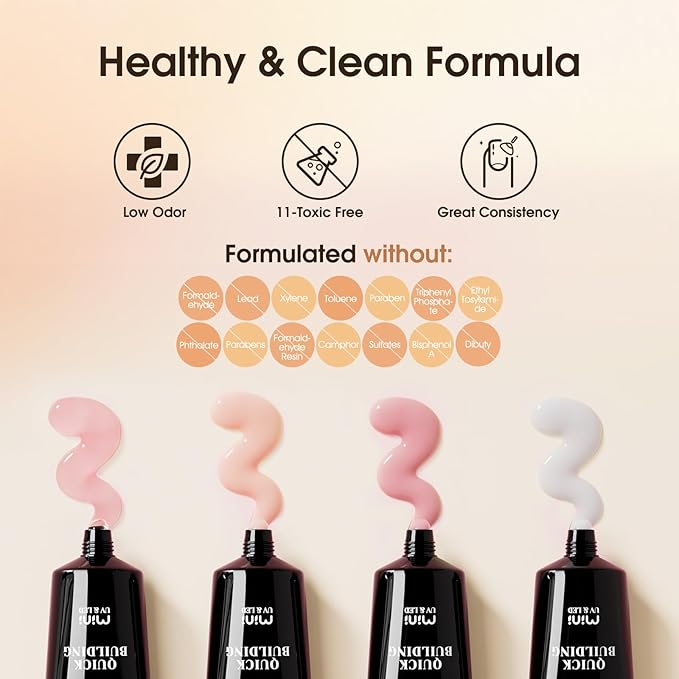 Poly Nail Gel Starter Kit -14 Colors + 75 Nail Art Accessories Kit,ROSALIND Clear Pink Nude Glitter Poly Nail Gel with Big UV Light 48W and Electric Nail Drill Starter Kit-VivaGrace Women