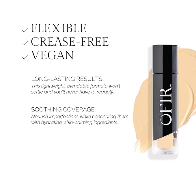 OFIR Perfected Weightless Concealer | Porous Coverage Blends for Smooth Finish | Covers Dark Circles Vegan Concealer | Botanical Formula Soothes Redness & Dullness |Henna - Very Deep Cool 0.27 OZ-VivaGrace Women