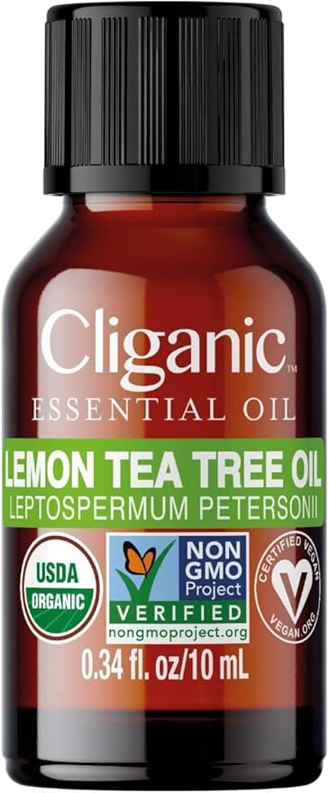 Cliganic Organic Lemon Tea Tree Essential Oil, 100% Pure Natural for Aromatherapy | Non-GMO Verified-VivaGrace Women