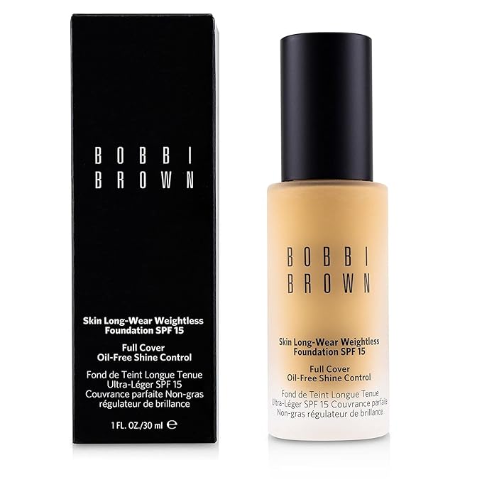 Bobbi Brown Skin Long-Wear Weightless Foundation Broad Spectrum SPF 15 - Natural Tan (4.25) - 1 fl oz/30 ml-VivaGrace Women