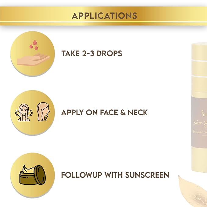 Shira Shir Radiance Corrective RX Instant-Lift Collagen Light-Weight Eye Serum Reduces Dark Circles Dullness Fine Lines and Wrinkles (30ml)-VivaGrace Women