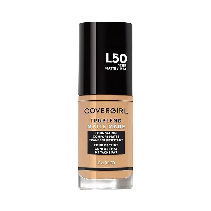 COVERGIRL TruBlend Matte Made Liquid Foundation, Fair Beige-VivaGrace Women