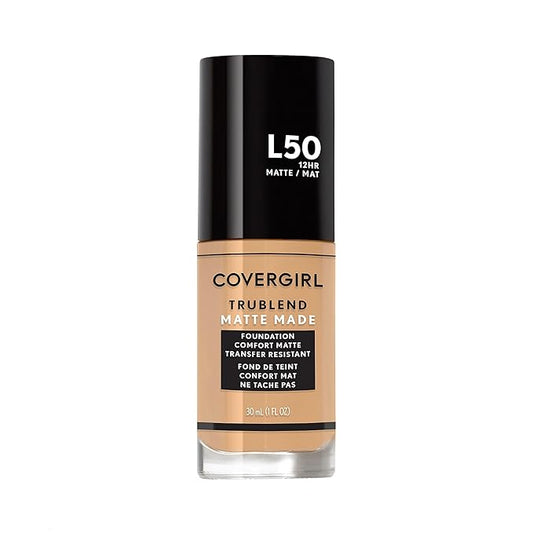 COVERGIRL TruBlend Matte Made Liquid Foundation, Fair Beige-VivaGrace Women