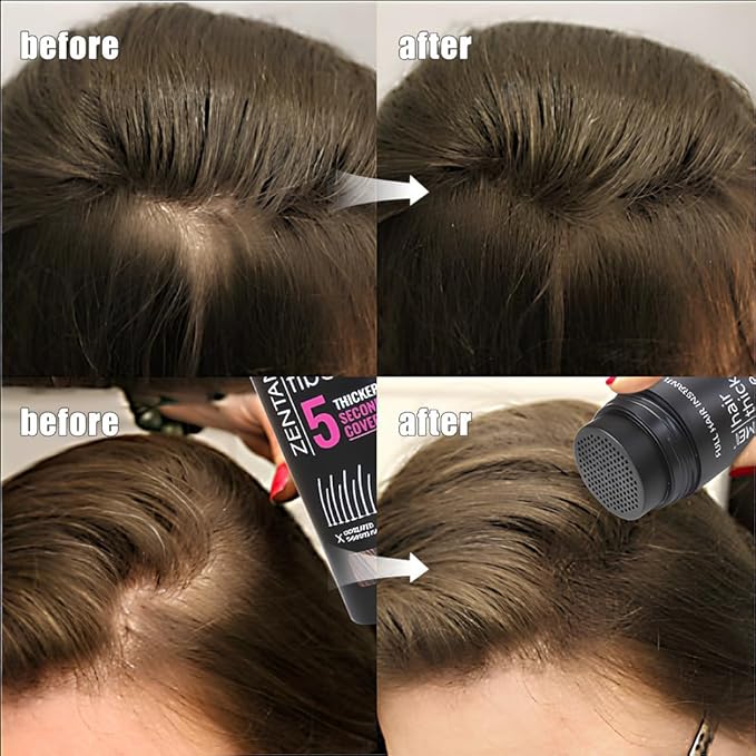 Hair Fibers for Thinning Hair for Women All-Natural Hair Building Fibers 0.98 Oz Hair Volume Powder Bald Spot Cover Up for Men & Women (Auburn)-VivaGrace Women