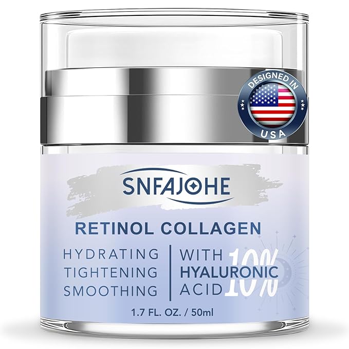 Instant Face Lift Cream with Retinol,Collagen & Hyaluronic Acid,Retinol Face Moisturizer for Wrinkles, Neck & Décolleté, Neck Firming Cream for Women & Men, 1.7 Fl Oz-VivaGrace Women