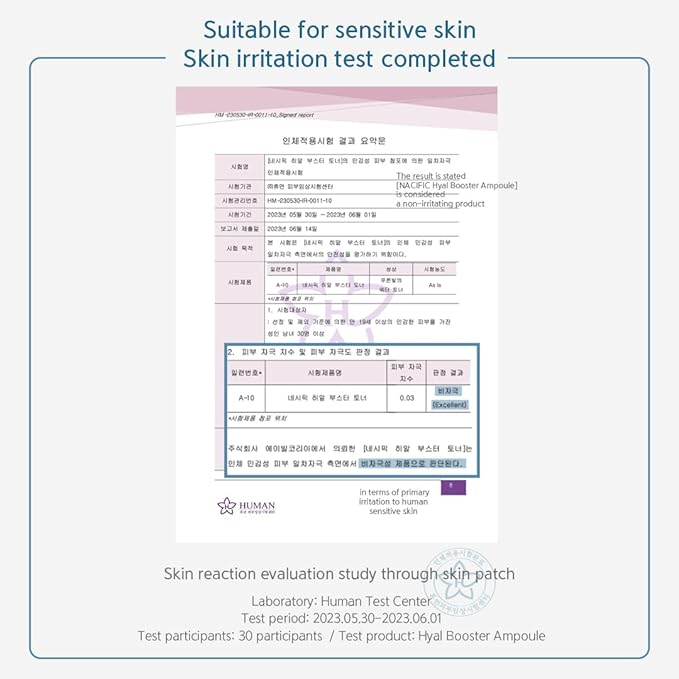 NACIFIC Hyal Booster Hydrating Set Toner 150ml 5.07fl.oz, Ampoule 50ml 1.69fl.oz, Cream 50ml 1.69fl.oz Hyaluronic Acid hydration and calming, ph5.5, Sensitive Skin-VivaGrace Women