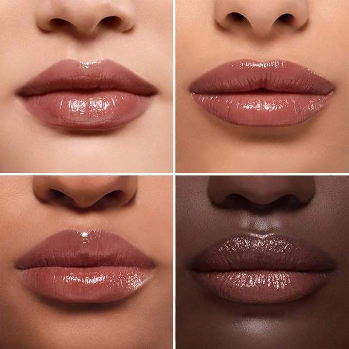 1PCS Honey Tinted Lip Balms Lip Stain, Sheer Hydrating Lip Balm for Women All Skin Tones, Korean Natural Black Cherry Lip Tint Moisturizing Nourishing Lips Balm Lipstick, Bálsamo labial con color miel-VivaGrace Women