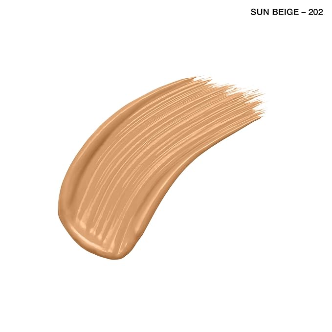 Rimmel London Stay Matte Liquid Mousse - 202 Sun Beige - Foundation, Lightweight, Shine Control, Oil-Free, 1oz-VivaGrace Women