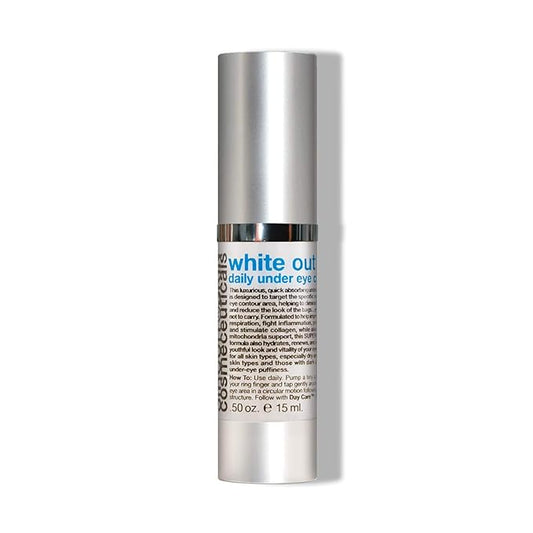 Sircuit Skin WHITE OUT+ Daily Under Eye Care - Hydrating Eye Cream with Granpowder Lumiere DP, Magnolia Extract + Mild Acids - Help Reduce the Appearance of Puffy Eyes + Dark Circles (0.5 oz)-VivaGrace Women