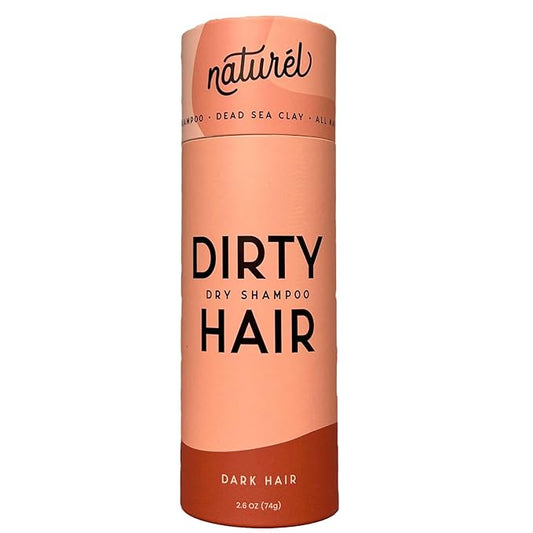 NATURL Dry Shampoo Volumizing Powder for Oily, Dark Hair | Non Aerosol, Oil Absorbing, Travel Size, Vegan, Talc Free, Aluminum Free | Grapefruit Scent | 2.6 Ounces-VivaGrace Women